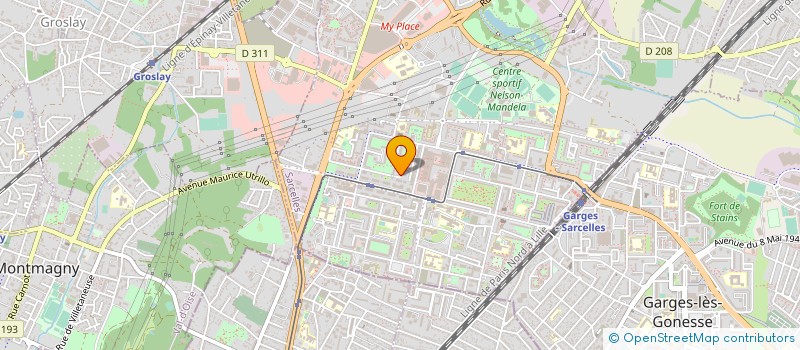 localisation de l'entreprise TRANS-CO SERVICES  MONTMORENCY