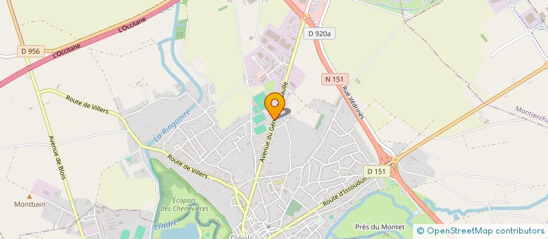 localisation de l'entreprise TRANS-COLIS-BERRY-EXPRESS à DEOLS