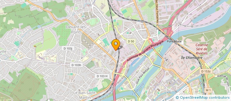 localisation de l'entreprise TRANS COLIS DISTRIBUTION à METZ