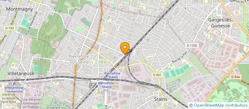 localisation de l'entreprise TRANS COLIS EXPRESS à PIERREFITTE SUR SEINE