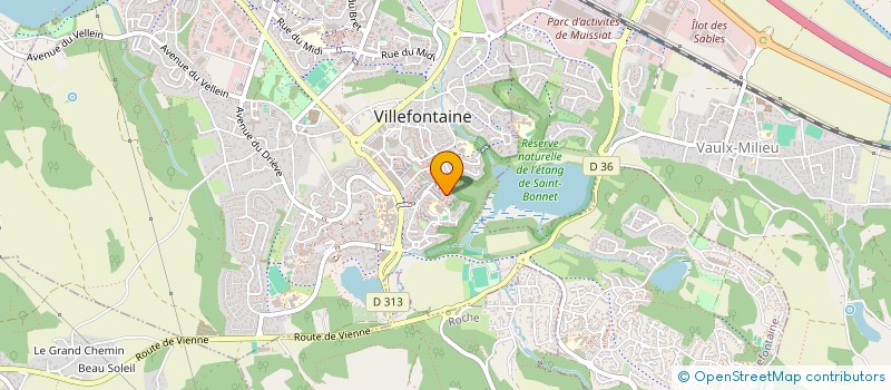 localisation de l'entreprise TRANS CONCEPT  VILLEFONTAINE