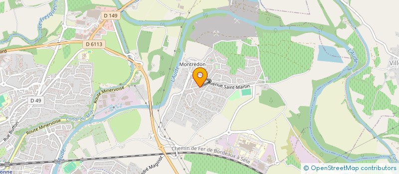 localisation de l'entreprise TRANS-CONTINENT  CARCASSONNE