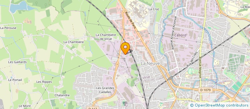 localisation de l'entreprise TRANS COSEA  VIRIAT