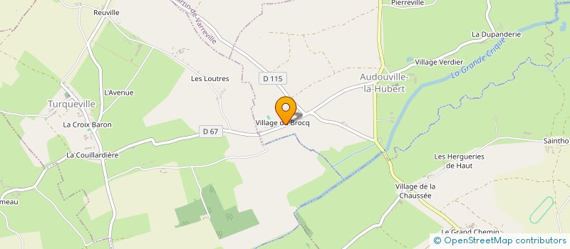 localisation de l'entreprise TRANS COTENTIN à AUDOUVILLE-LA-HUBERT