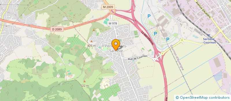 localisation de l'entreprise TRANS'COURSES à PERIGNAT-LES-SARLIEVE