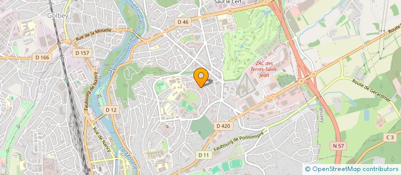 localisation de l'entreprise TRANS CR  EPINAL