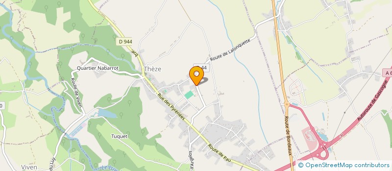 localisation de l'entreprise TRANS DEP SARL  THEZE