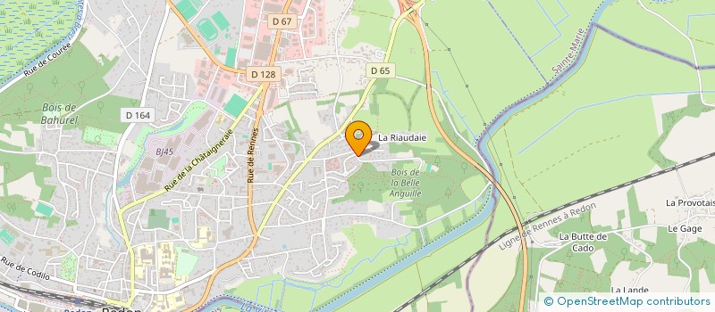 localisation de l'entreprise TRANS & DEVELOPPEMENT  REDON