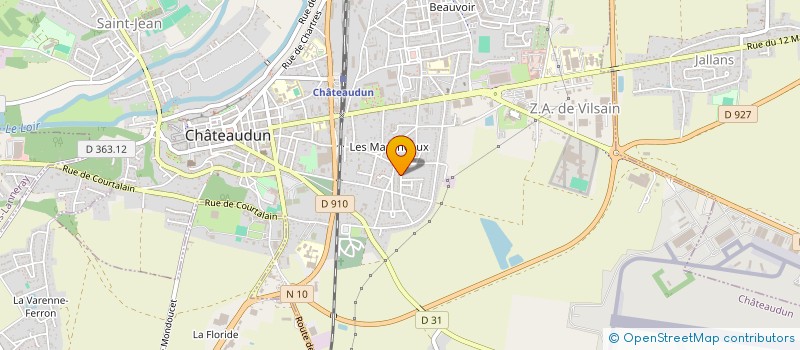 localisation de l'entreprise TRANS DISTRI CENTRE à CHATEAUDUN