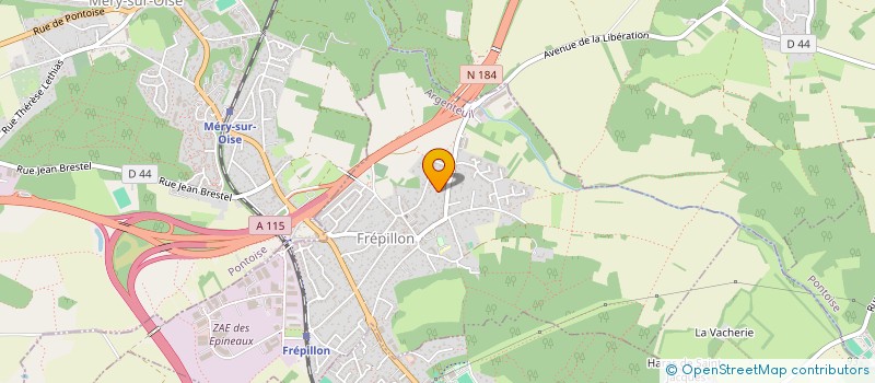 localisation de l'entreprise TRANS DISTRIB  FREPILLON