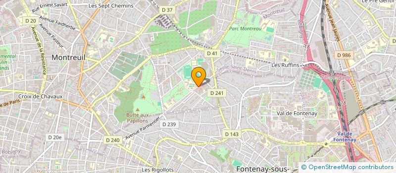localisation de l'entreprise TRANS@DLB à MONTREUIL