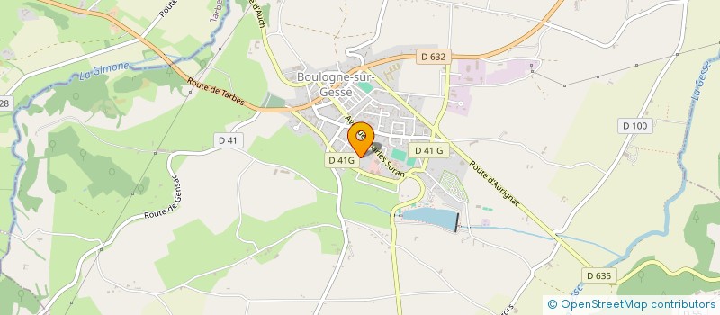 localisation de l'entreprise TRANS DUTHU  CHARLAS