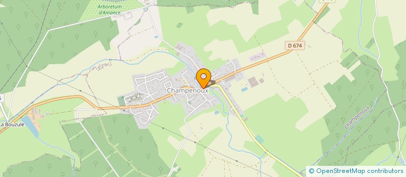 localisation de l'entreprise TRANS ECLAIR  CHAMPENOUX