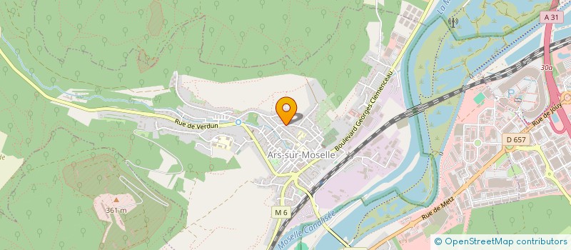 localisation de l'entreprise TRANS ECOPLUS à ARS-SUR-MOSELLE