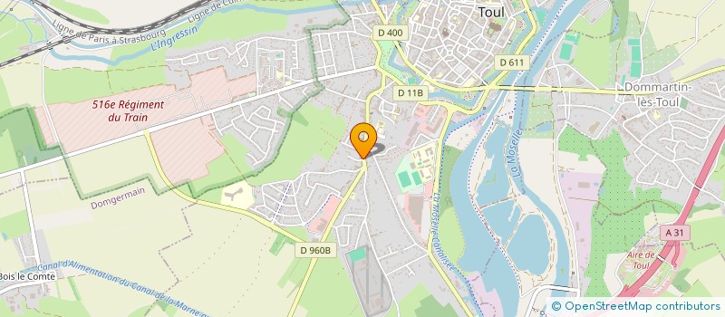 localisation de l'entreprise TRANS ELITE 54 à TOUL