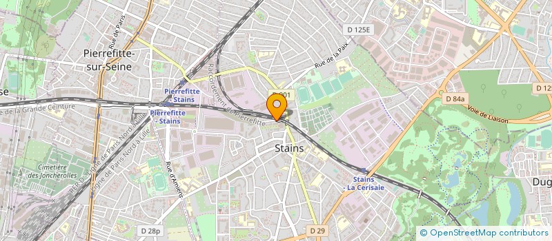 localisation de l'entreprise TRANS ELITE CAR à STAINS