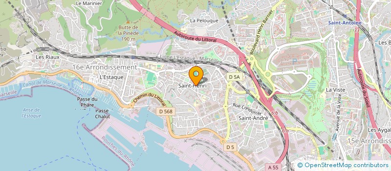 localisation de l'entreprise TRANS-ELM à MARSEILLE