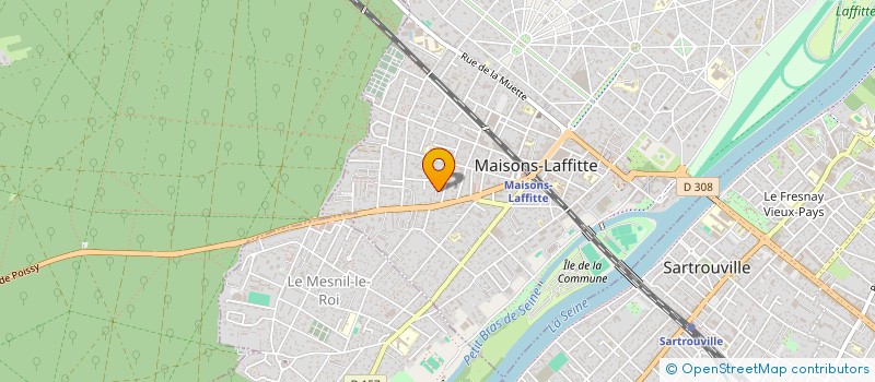 localisation de l'entreprise TRANS EMERGENCE à MAISONS-LAFFITTE