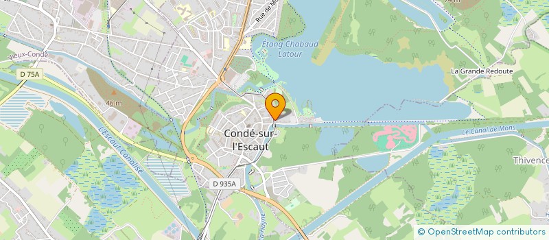 localisation de l'entreprise TRANS ESCAUT DIFFUSION  CONDE-SUR-L'ESCAUT