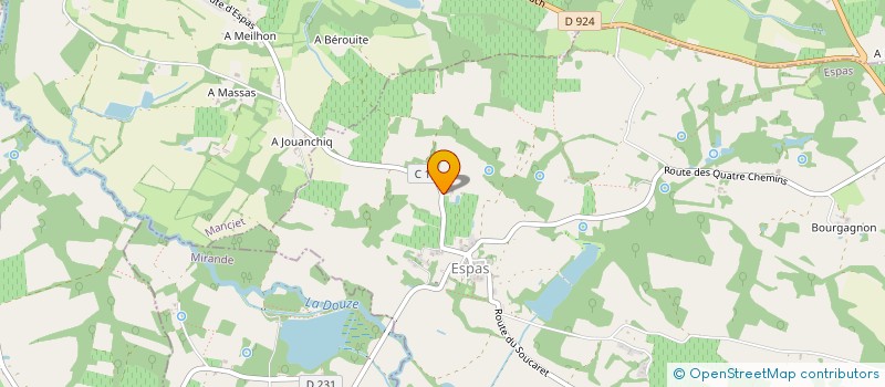 localisation de l'entreprise TRANS-ESPAS  ESPAS