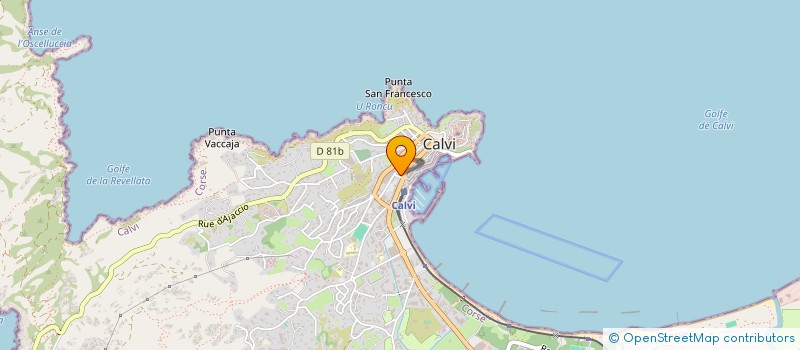 localisation de l'entreprise TRANS ET TERRA SUZZONI FRERES  CALVI