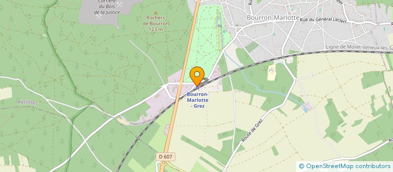localisation de l'entreprise TRANS EURO FRET à BOURRON-MARLOTTE