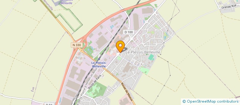 localisation de l'entreprise TRANS EURO FRET à LE PLESSIS-BELLEVILLE