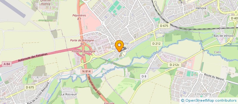 localisation de l'entreprise TRANS EURO NORMANDIE  BRETTEVILLE-SUR-ODON