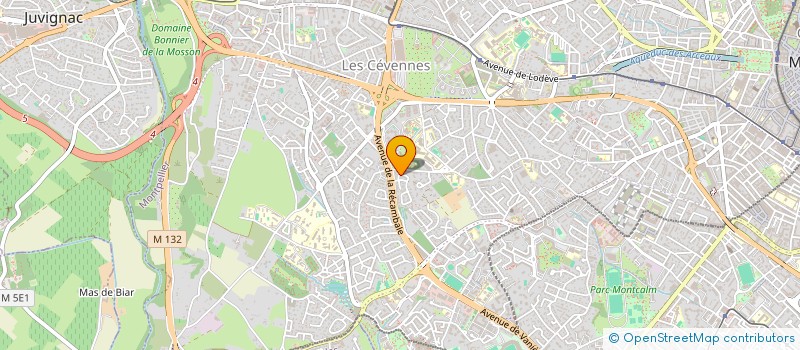 localisation de l'entreprise TRANS EURO TECH MONTPELLIER à MONTPELLIER