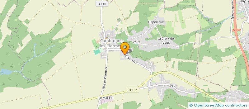 localisation de l'entreprise TRANS EUROLINES à CAMBRONNE-LES-CLERMONT