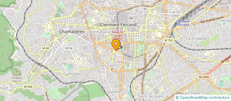 localisation de l'entreprise TRANS EUROP EXPORT à CLERMONT-FERRAND