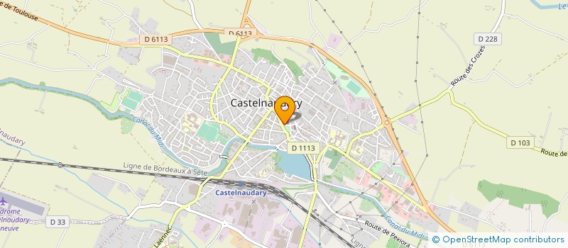 localisation de l'entreprise TRANS EUROPE à CASTELNAUDARY
