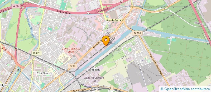 localisation de l'entreprise TRANS EUROPEAN DISTRIBUTION à ILLZACH