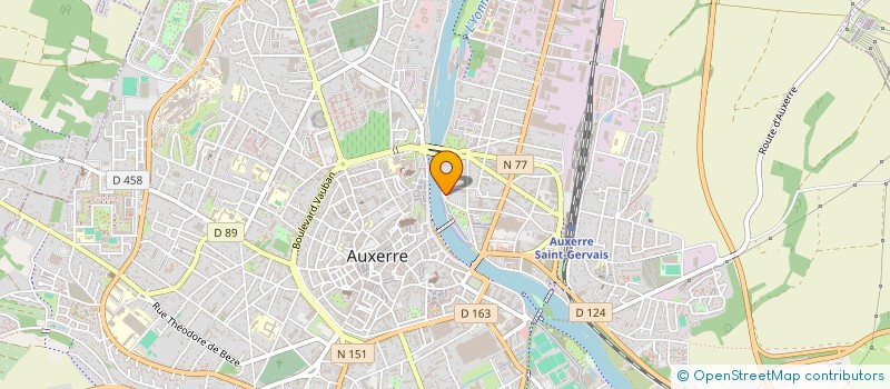 localisation de l'entreprise TRANS EUROPS à AUXERRE