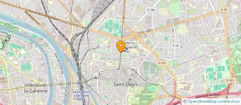 localisation de l'entreprise TRANS-EVASION à SAINT-DENIS