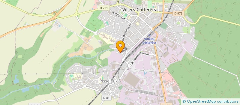 localisation de l'entreprise TRANS-EVENT  VILLERS-COTTERETS