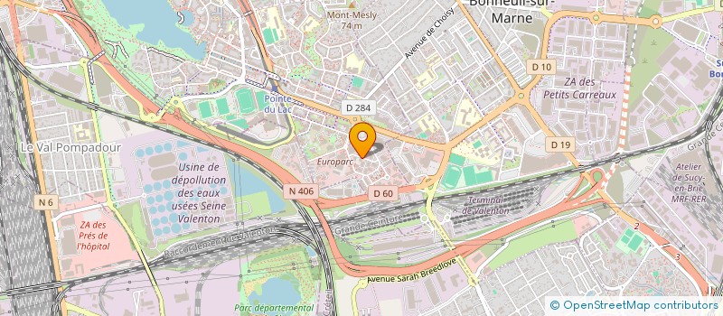 localisation de l'entreprise TRANS'EXCLUSIVE à CRETEIL