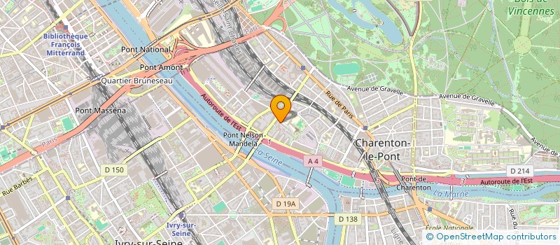 localisation de l'entreprise TRANS EXPERT  CHARENTON-LE-PONT