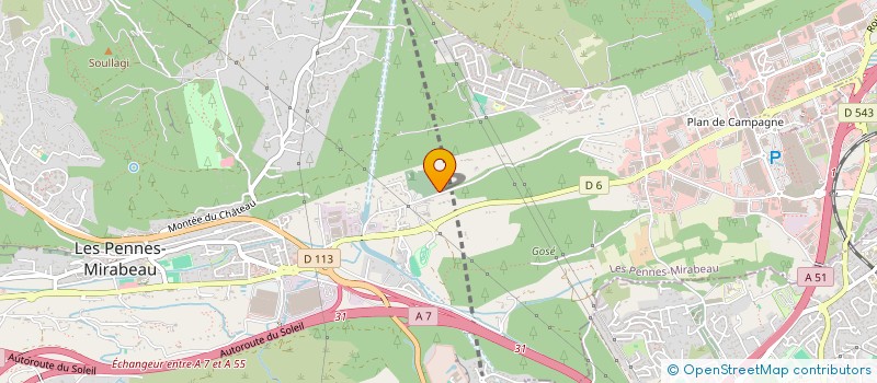 localisation de l'entreprise TRANS EXPRESS 13 à LES PENNES-MIRABEAU