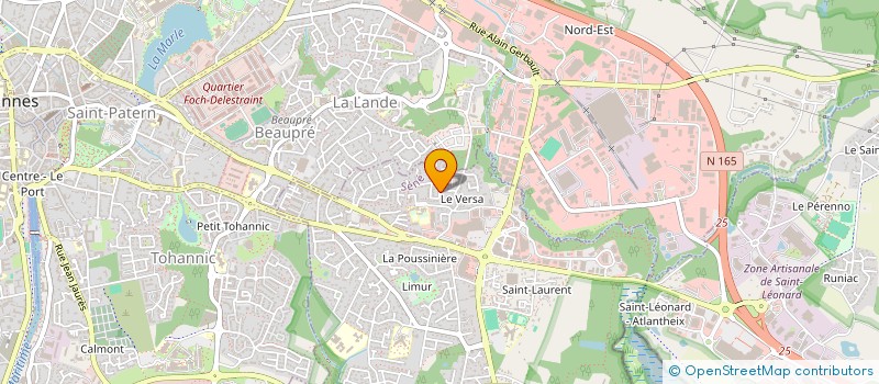 localisation de l'entreprise TRANS'EXPRESS  SENE