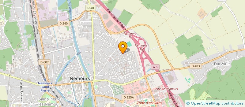 localisation de l'entreprise TRANS EXPRESS NEMOURIEN  NEMOURS