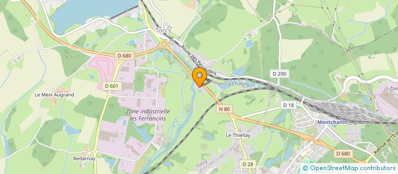localisation de l'entreprise TRANS FAGOT BOIS à TORCY