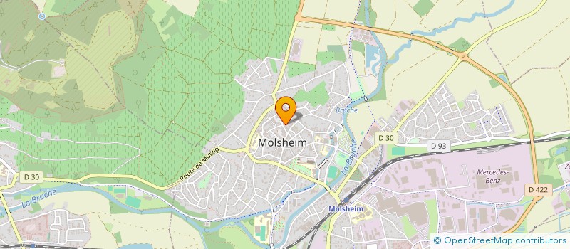 localisation de l'entreprise TRANS FAIRE à MOLSHEIM