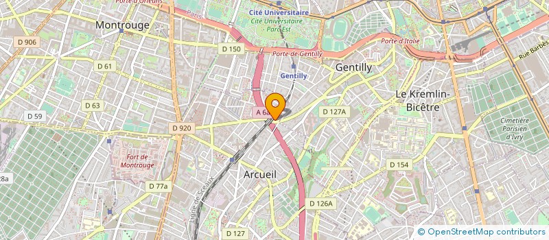 localisation de l'entreprise TRANS-FAIRE  ARCUEIL