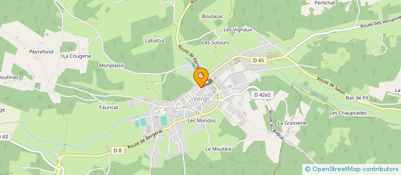 localisation de l'entreprise TRANS-FAIRE ORGANISME DE FORMATION à VERGT