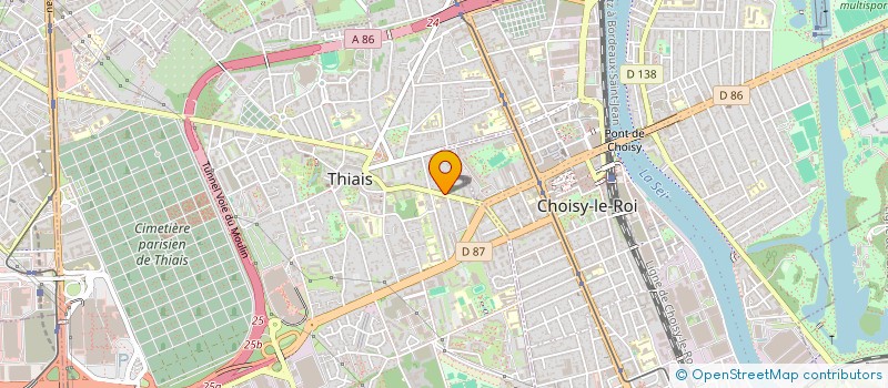 localisation de l'entreprise TRANS FAST à THIAIS