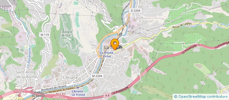 localisation de l'entreprise TRANS-FER à LA TRINITE