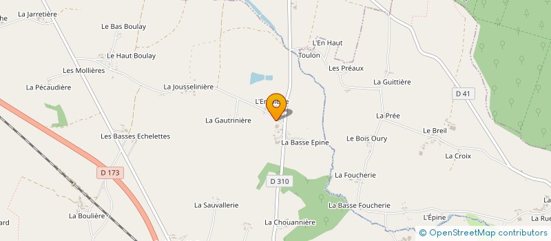 localisation de l'entreprise TRANS-FERTI  MARTIGNE-FERCHAUD