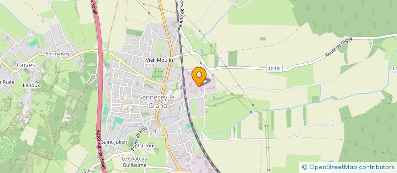 localisation de l'entreprise TRANS FLANDRES BOURGOGNE à SENNECEY-LE-GRAND