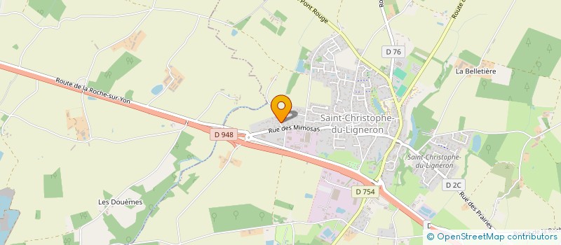 localisation de l'entreprise TRANS FOOD à SAINT-CHRISTOPHE-DU-LIGNERON